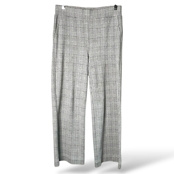 RIANI Cotton Glen Plaid Trousers Sz 10 - Picture 3 of 11